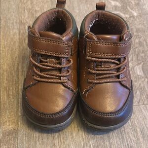 Carter's Brown Baby Walker Shoes with Durable Soles